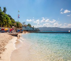 Jamaica beach near Montego Bay.